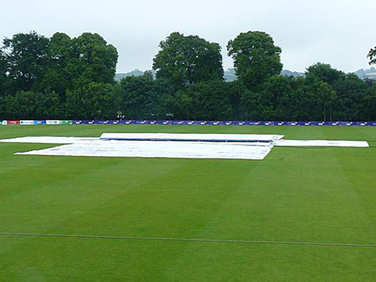 The covers are on at Stormont, Belfast, July 14, 2010