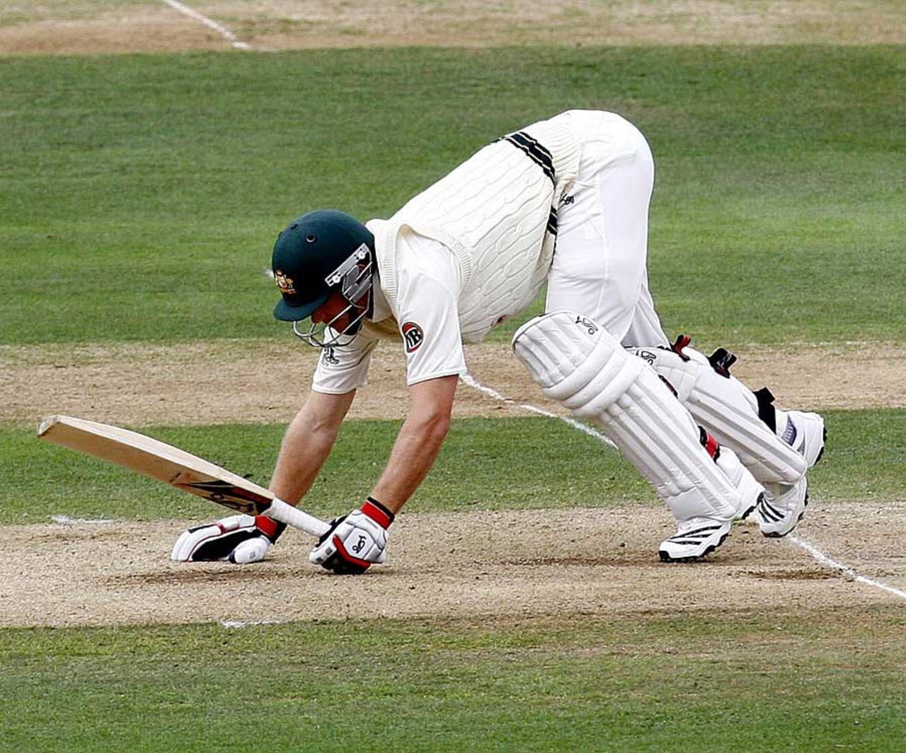 Tim Paine took a painful blow during his useful innings, Pakistan v Australia, 1st Test, Lord's, July 15, 2010