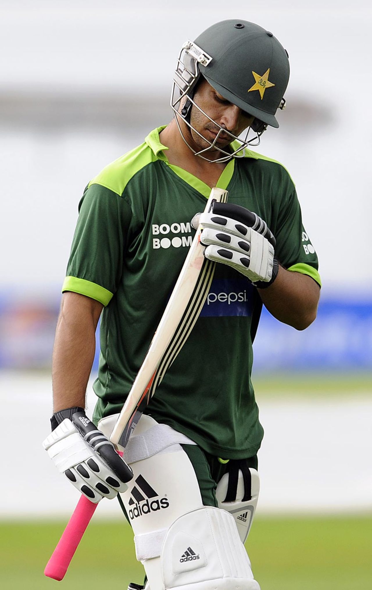 Salman Butt, who will lead Pakistan at Leeds, at the nets, Leeds, July 20, 2010