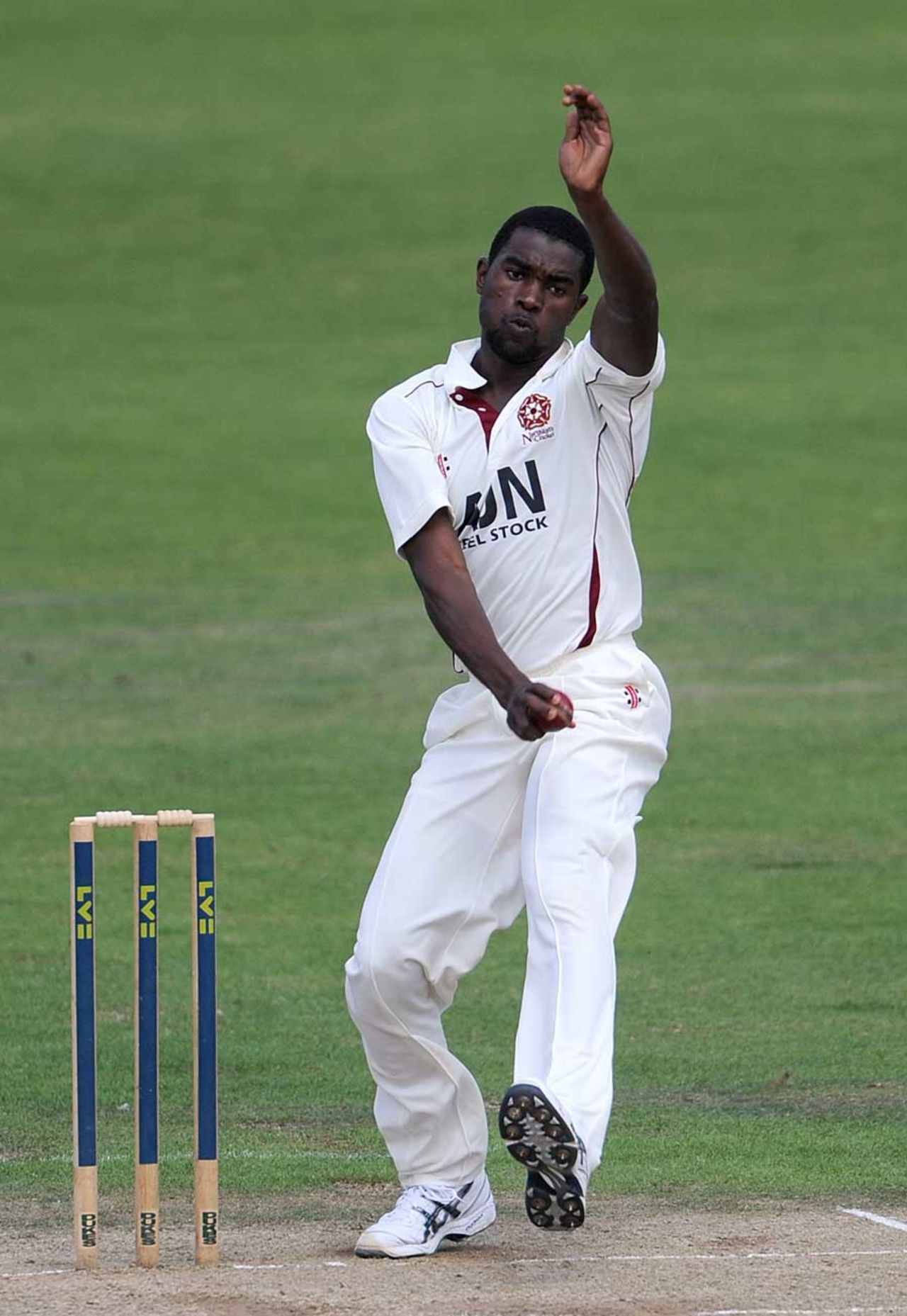 Elton Chigumbura in action for Northamptonshire, Surrey v Northamptonshire, County Championship Division Two, The Oval, July 21, 2010