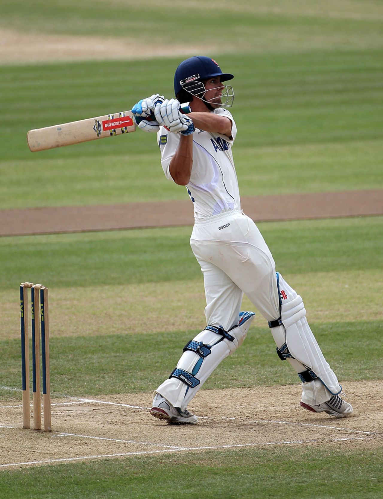 Alastair Cook hooks on his way to a century for Essex, Essex v Yorkshire, County Championship Division One, Chelmsford, July 23, 2010