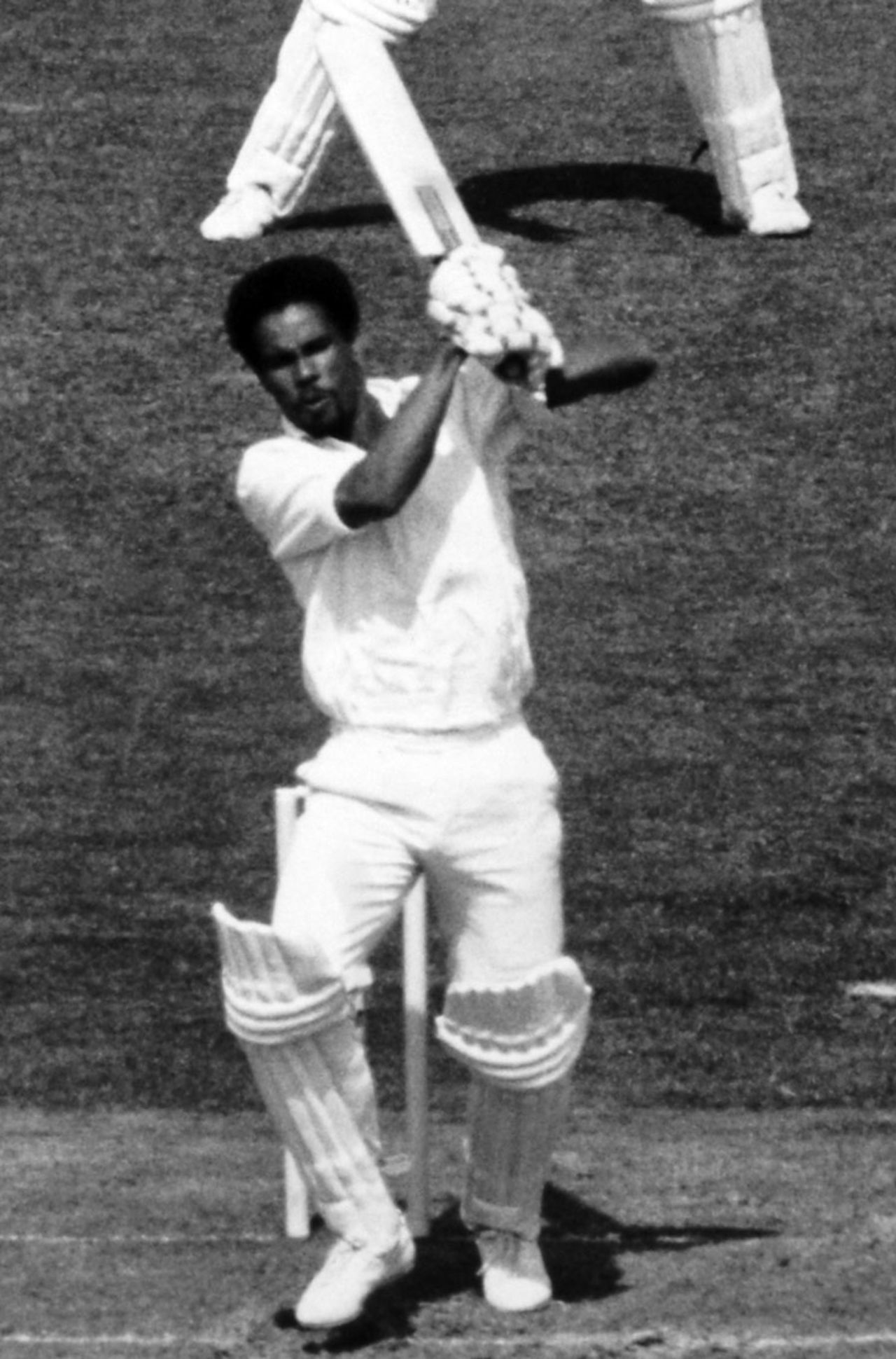 Keith Boyce powers the ball during his quick 34, Australia v West Indies, World Cup final, Lord's, June 21, 1975