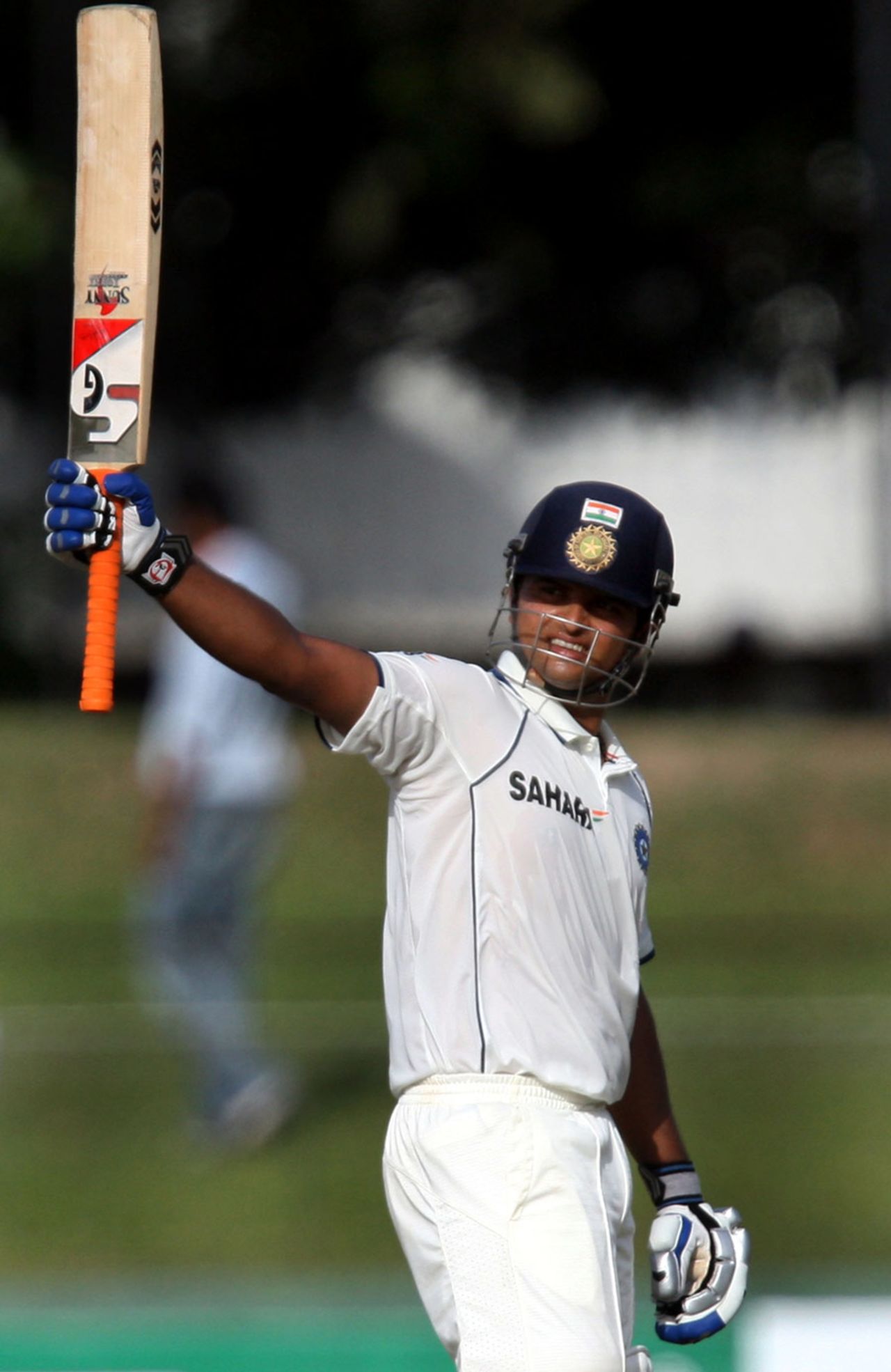 A maiden Test half-century for Suresh Raina, Sri Lanka v India, 2nd Test, SSC, 3rd day, July 28, 2010