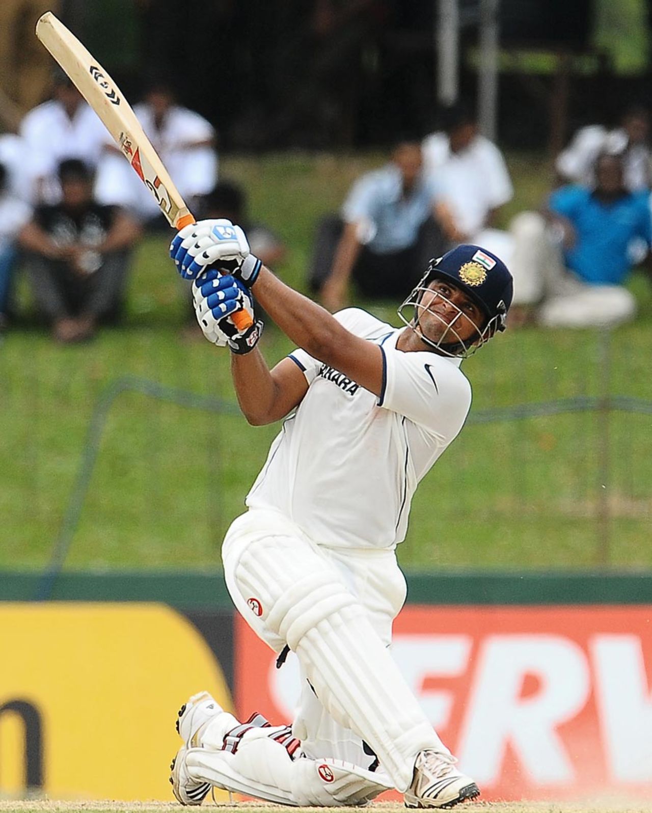 Suresh Raina launches one over midwicket, Sri Lanka v India, 2nd Test, SSC, 4th day, July 29, 2010
