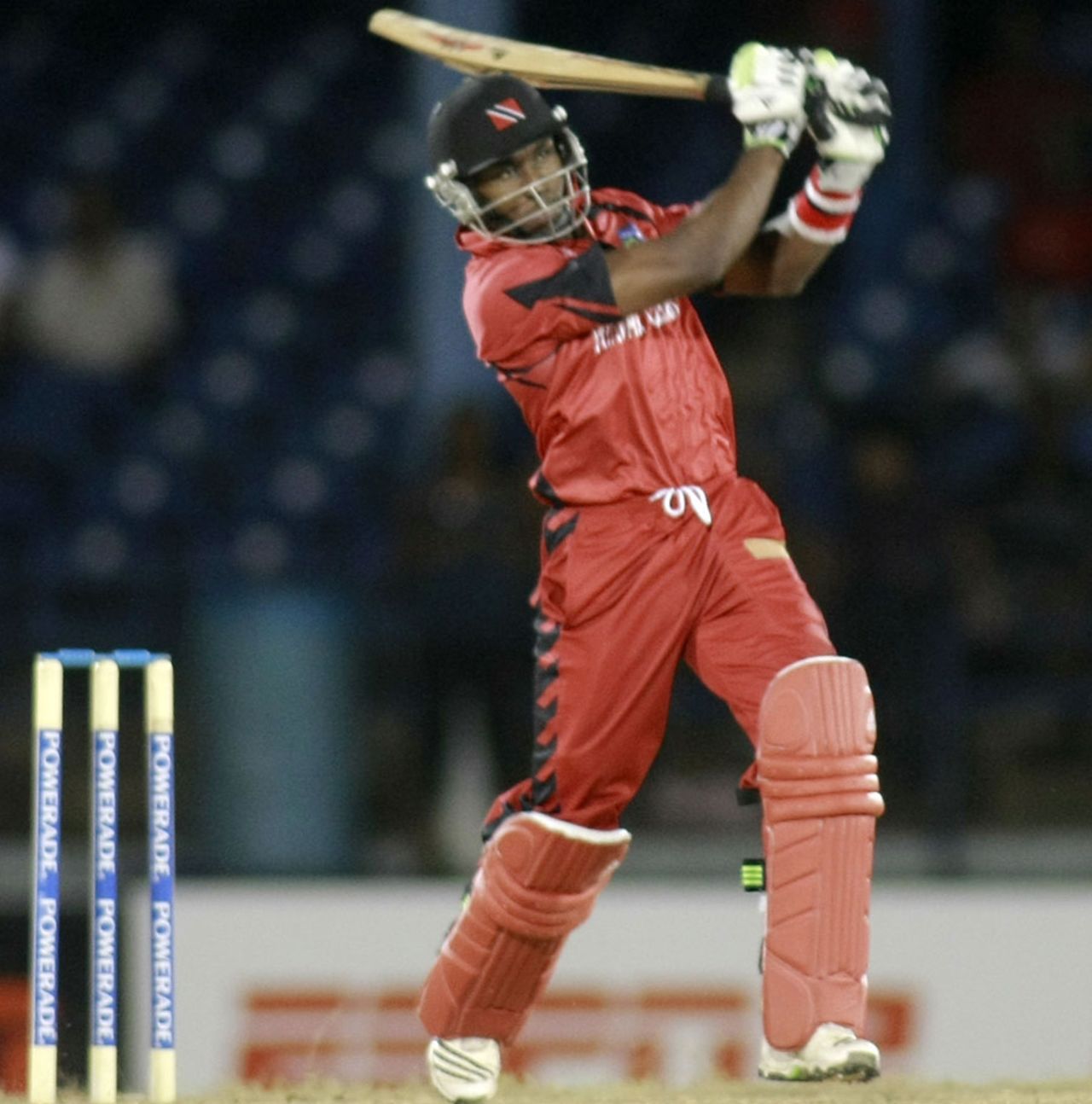 Dwayne Bravo blasted six sixes in a 20-ball 55, Trinidad & Tobago, Caribbean T20, 1st semi-final, Port of Spain, July 30, 2010