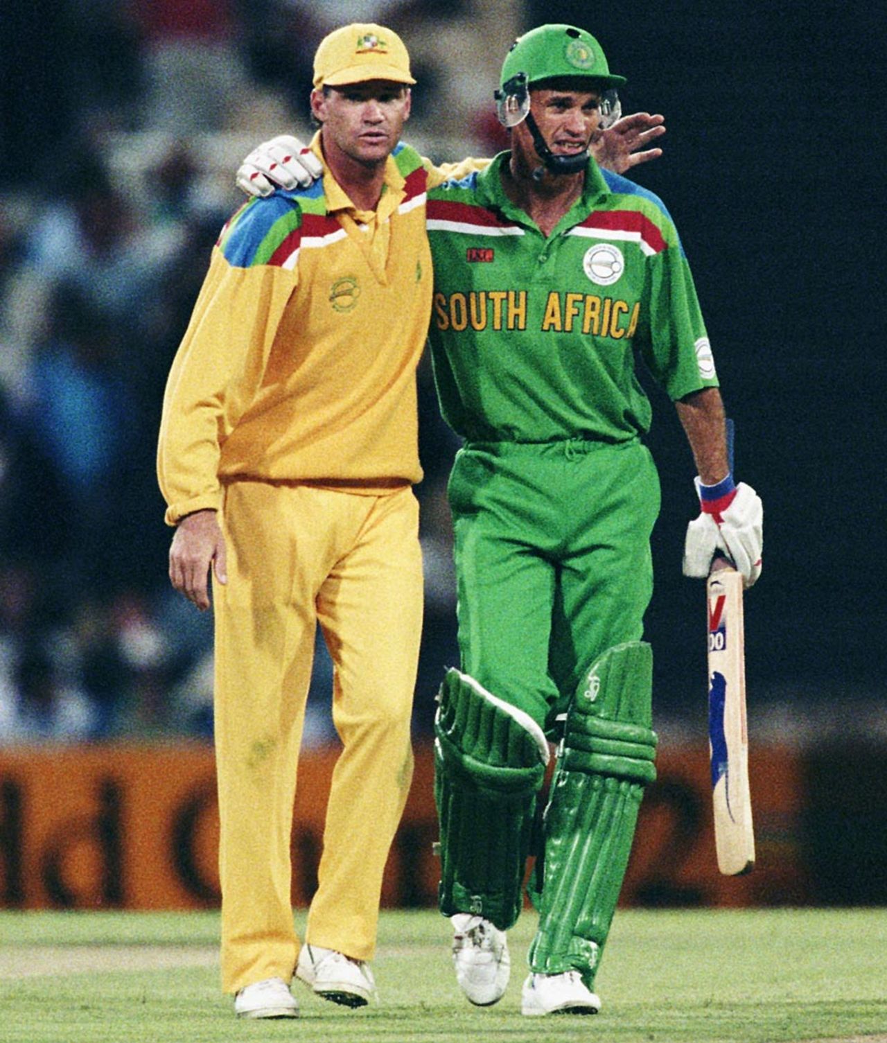 Dean Jones and Kepler Wessels, Australia v South Africa, World Cup, Sydney, February 26, 1992
