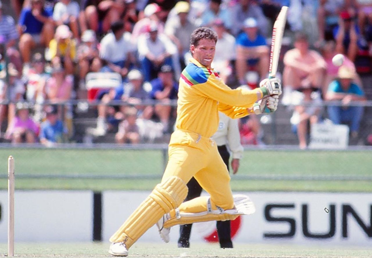 Dean Jones cuts, Australia v India, World Cup, Brisbane, March 1, 1992