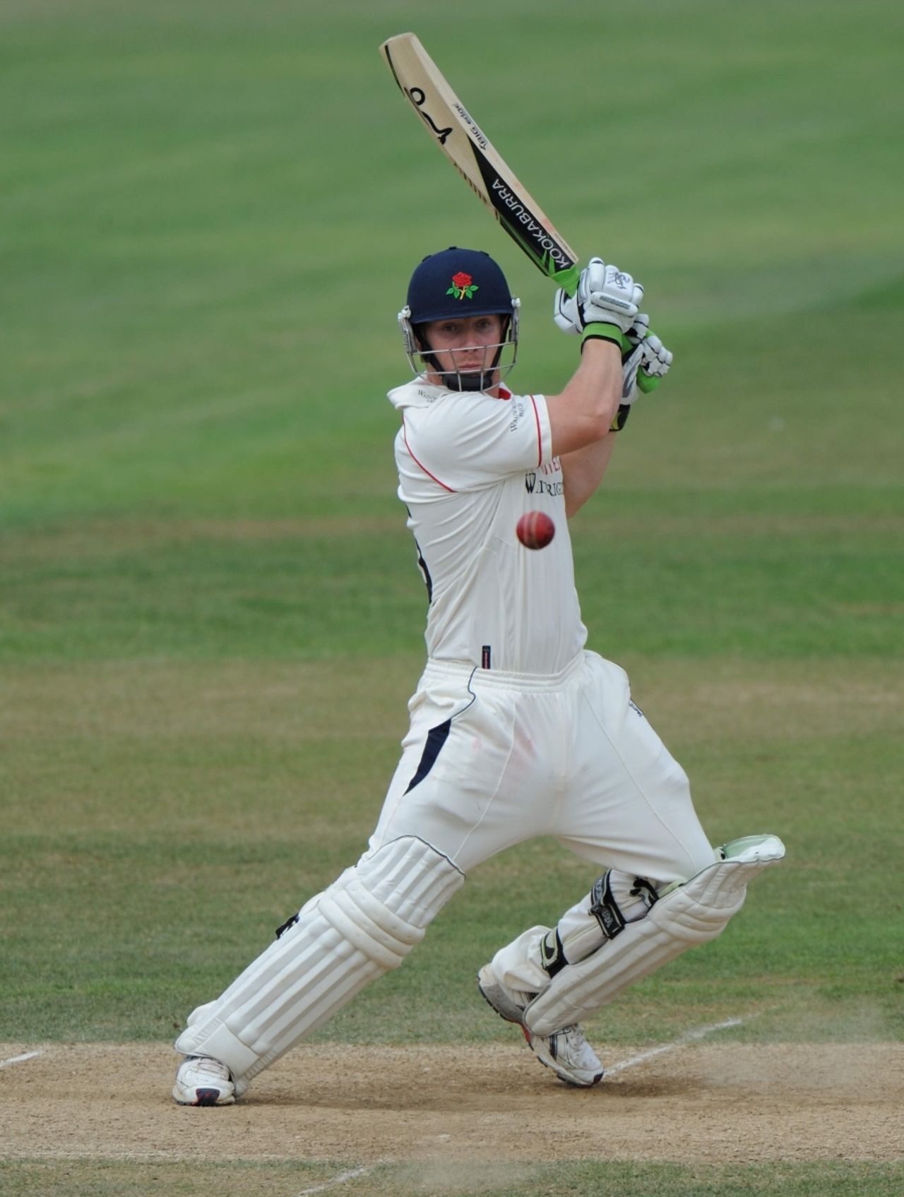 Steven Croft cracked four boundaries before he was dismissed by Danny Briggs in the second innings, Hampshire v Lancashire, County Championship Division One, Rose Bowl, August 1 2010