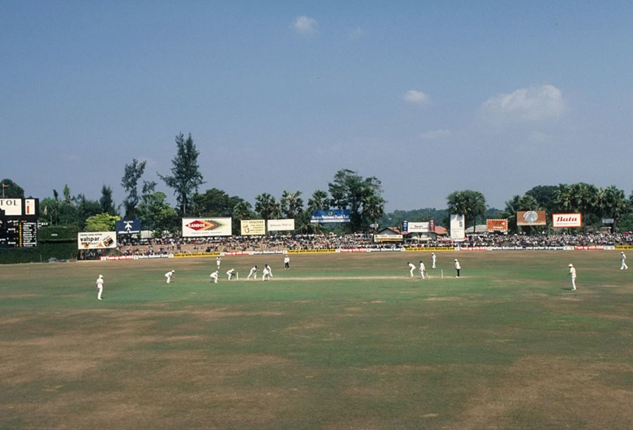 A view of Sri Lanka's inaugural Test, Sri Lanka v England, Only Test, P Sara Oval, 1st day, February 17, 1982