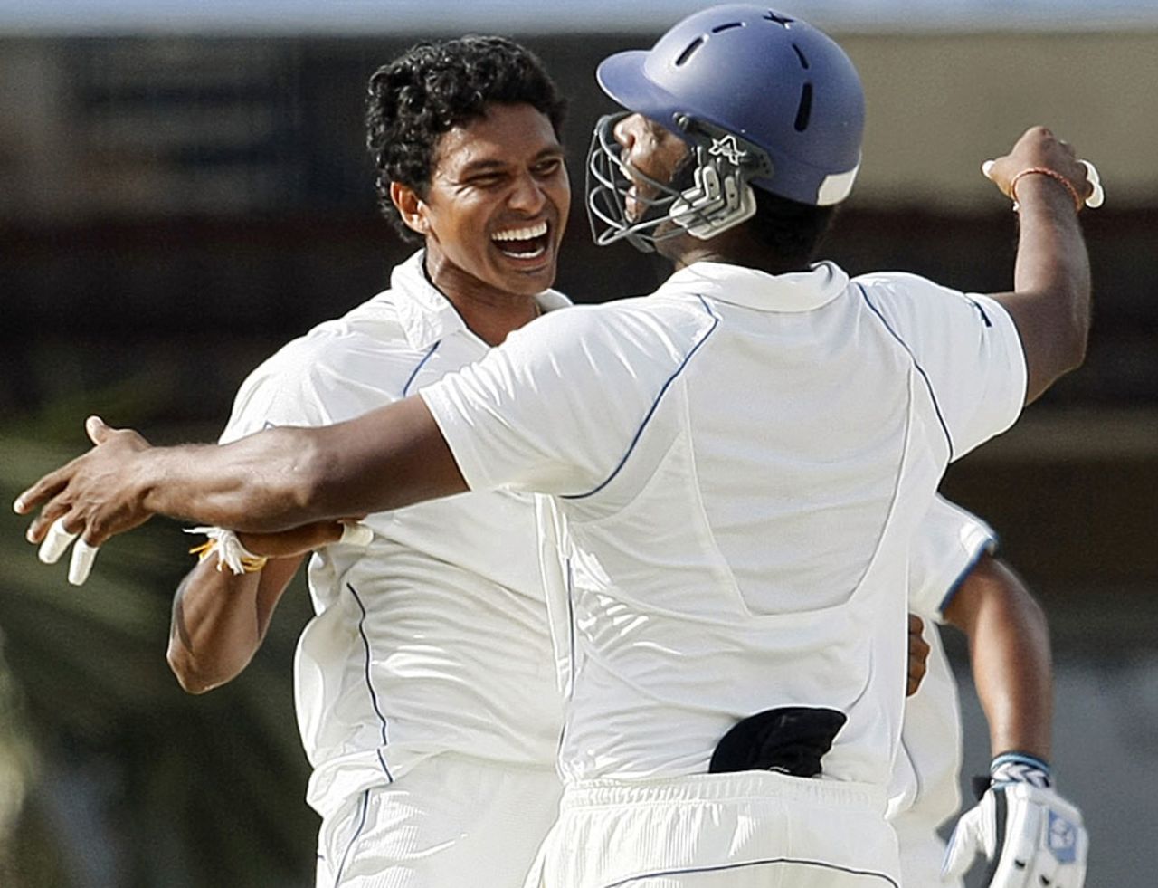 Suraj Randiv took three top-order wickets to set India back, Sri Lanka v India, 3rd Test, P Sara Oval, 4th day, August 6, 2010