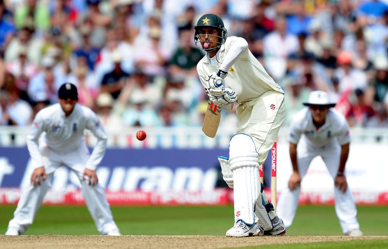 Zulqarnain Haider frustrated the England bowlers with resolute defence, England v Pakistan, 2nd Test, Edgbaston, August 8, 2010