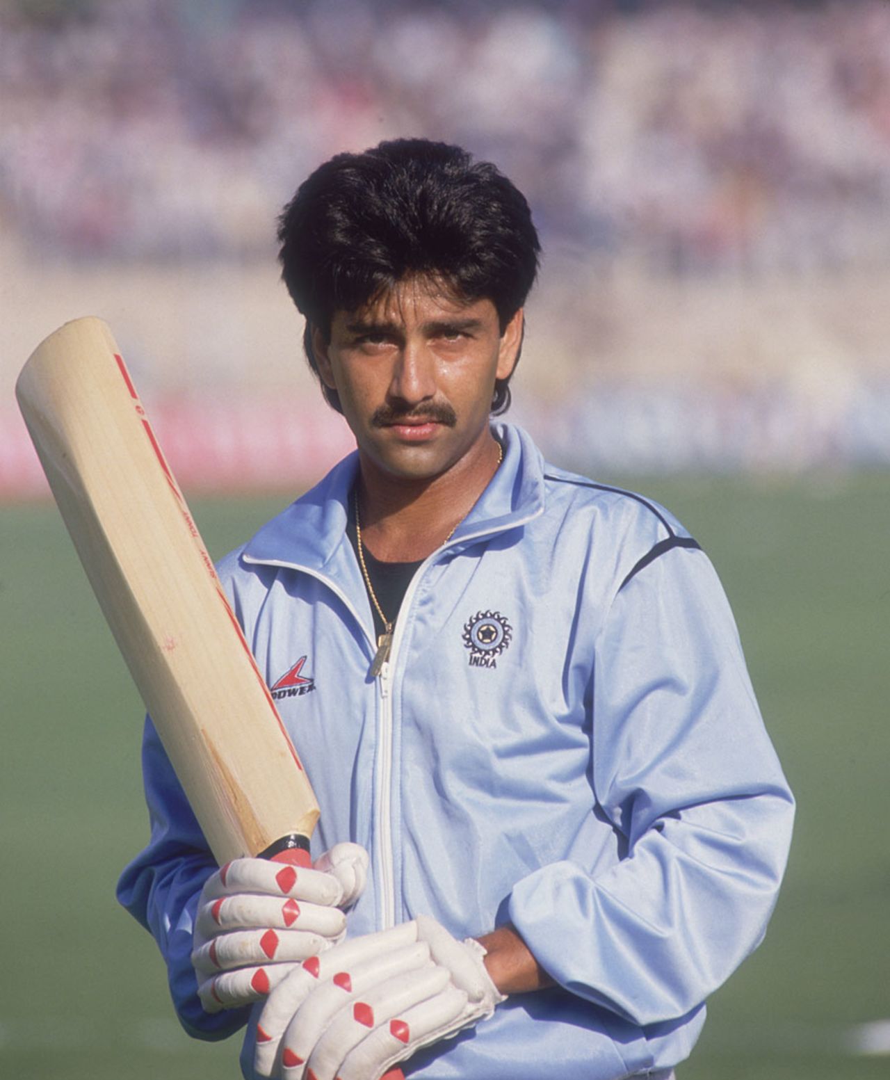 Manoj Prabhakar poses during the World Cup, Delhi, October 22, 1987