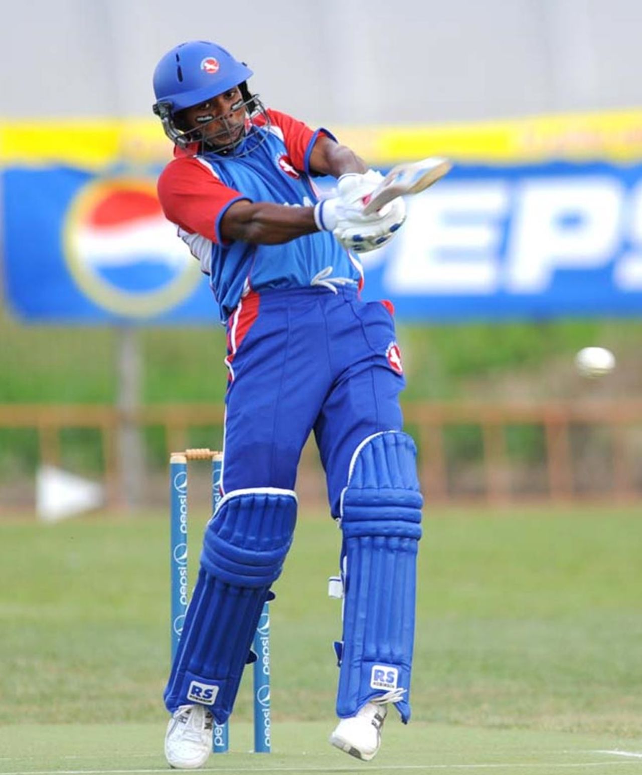 Steve Massiah struck a half-century, Cayman Islands v USA, ICC World Cricket League Division Four, Navile, August 17, 2010