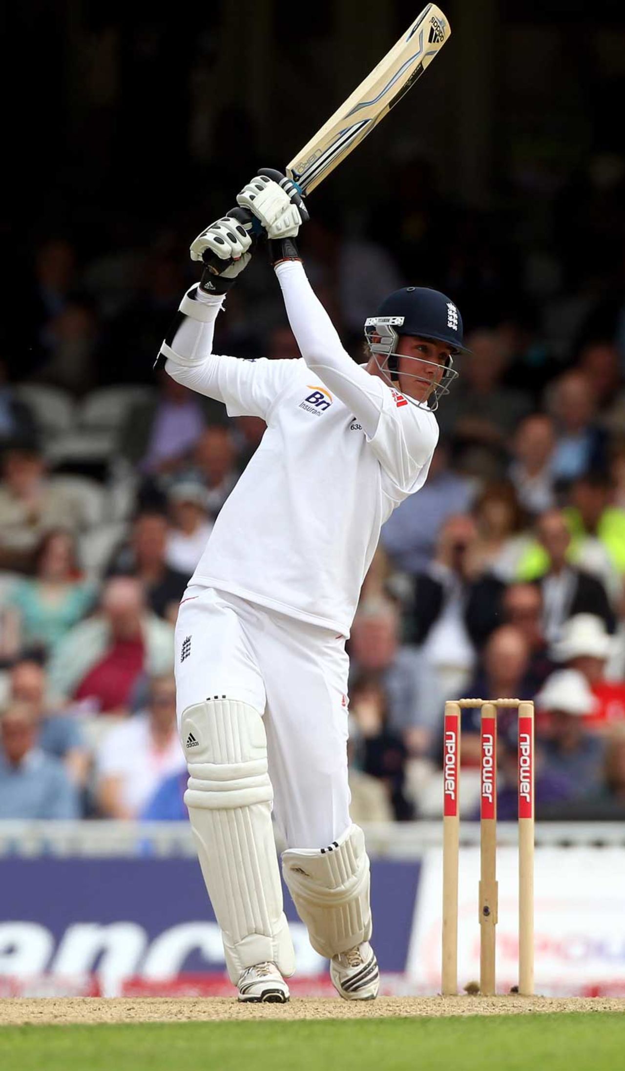Stuart Broad revived some of his old form with a series of off-side shots, England v Pakistan, 3rd Test, The Oval, August 18, 2010