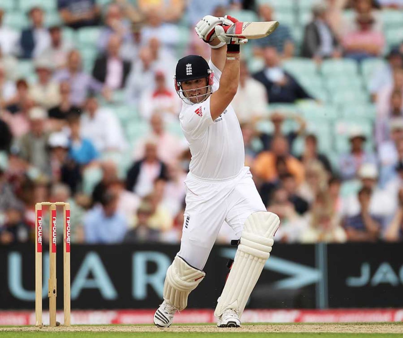 Matt Prior stood firm after top-order wickets had tumbled, England v Pakistan, 3rd Test, The Oval, August 18, 2010