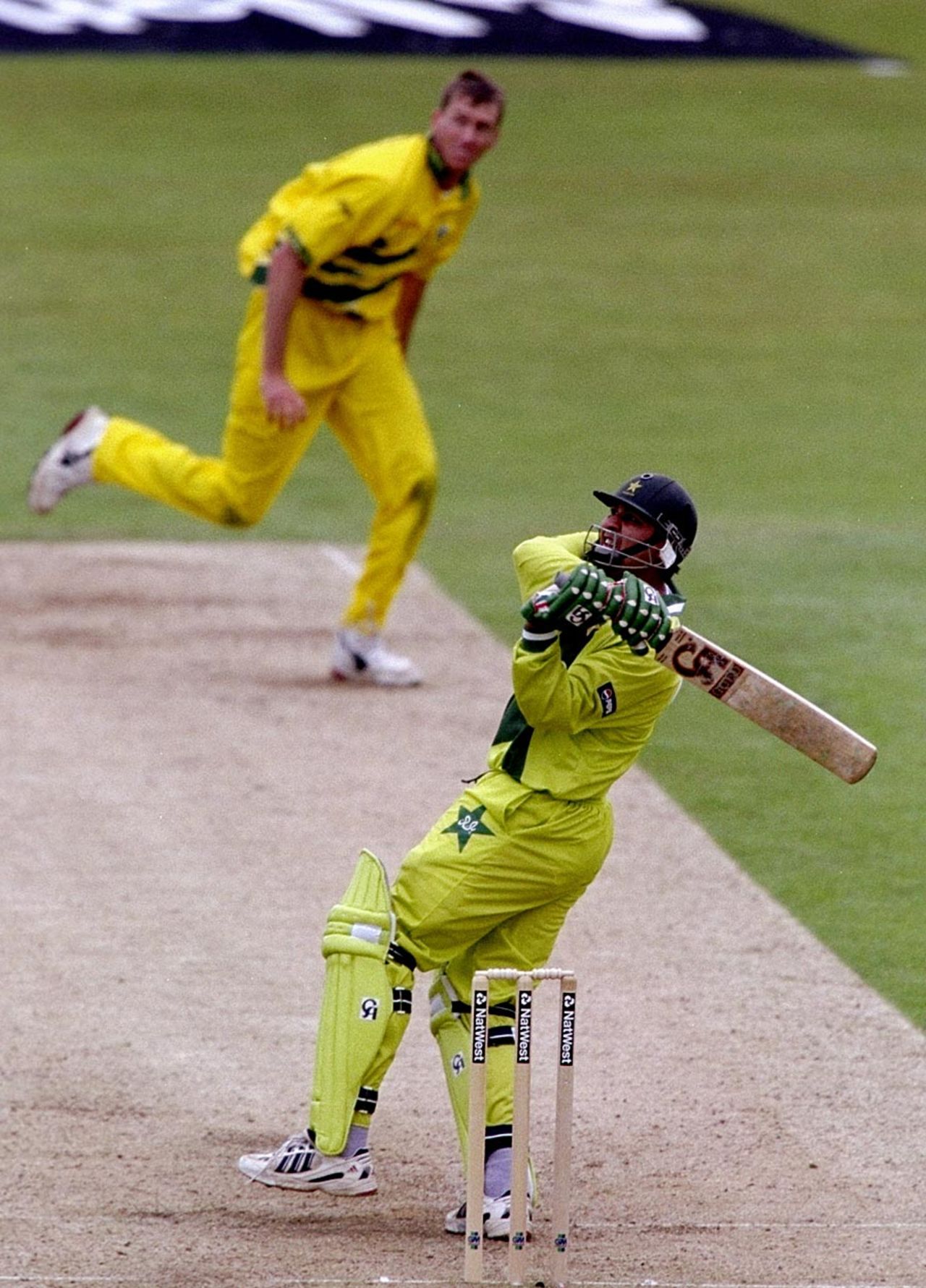 Inzamam-ul-Haq top scored with 81, Australia v Pakistan, 16th match, World Cup, Leeds, May 23, 1999
