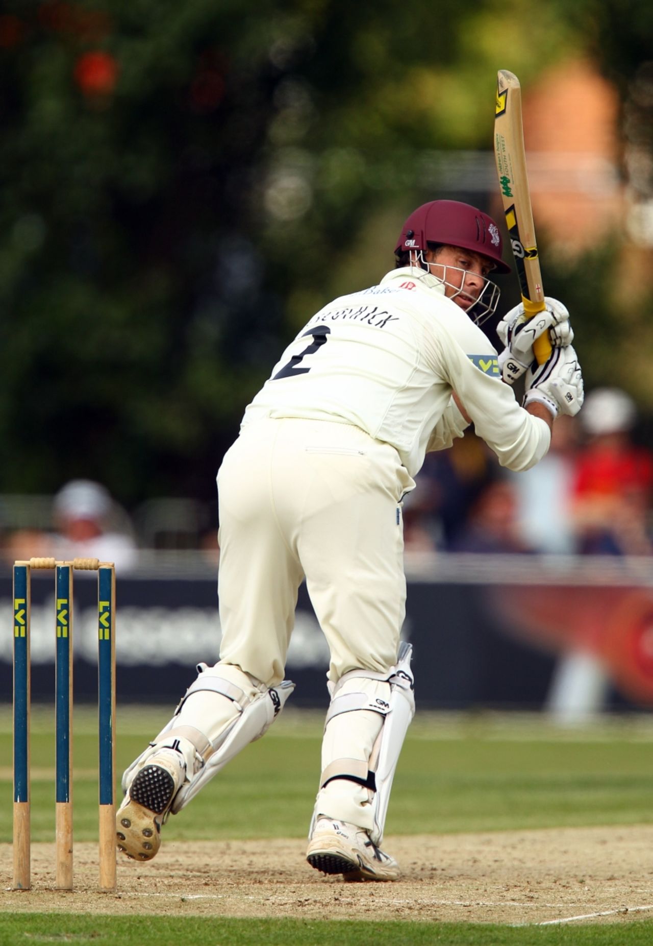 Marcus Trescothick eased past a fluent half-century at Colchester, Essex v Somerset, County Championship Division One, Colchester, August 19 2010