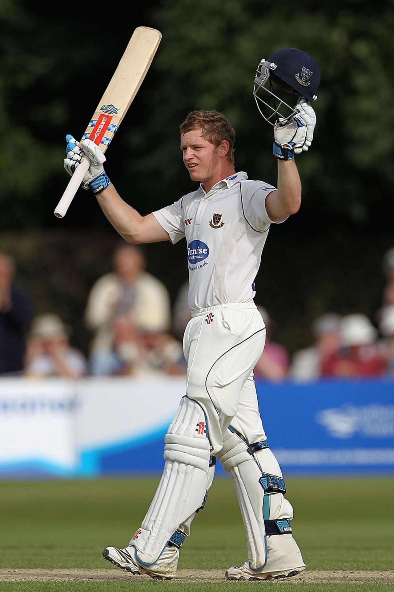 21-year-old Ben Brown became the third Sussex centurion of the innings, Sussex v Derbyshire, County Championship Division Two, Horsham, August 19 2010