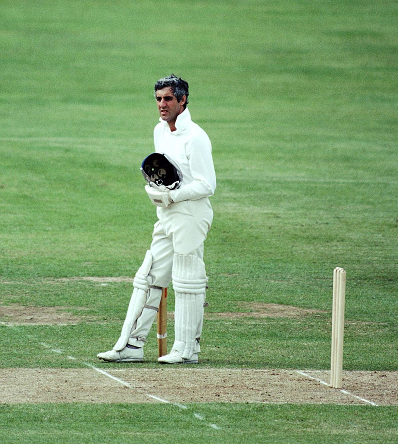 Mike Brearley looks on, England v West Indies, World Cup final, June 23, 1979