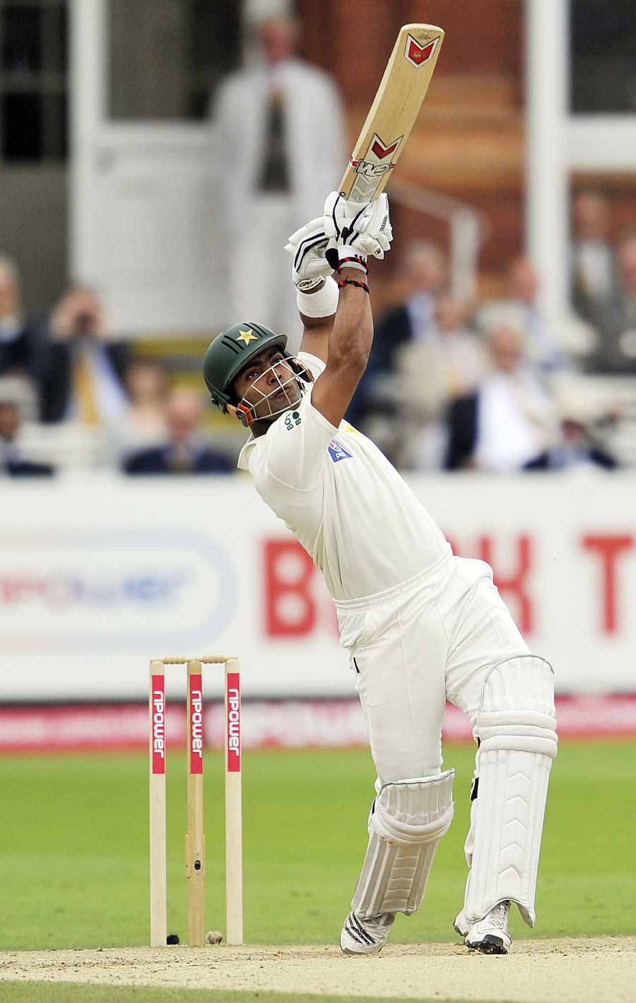 Umar Akmal struck some late blows in his unbeaten 79, England v Pakistan, 4th Test, Lord's, August 29, 2010