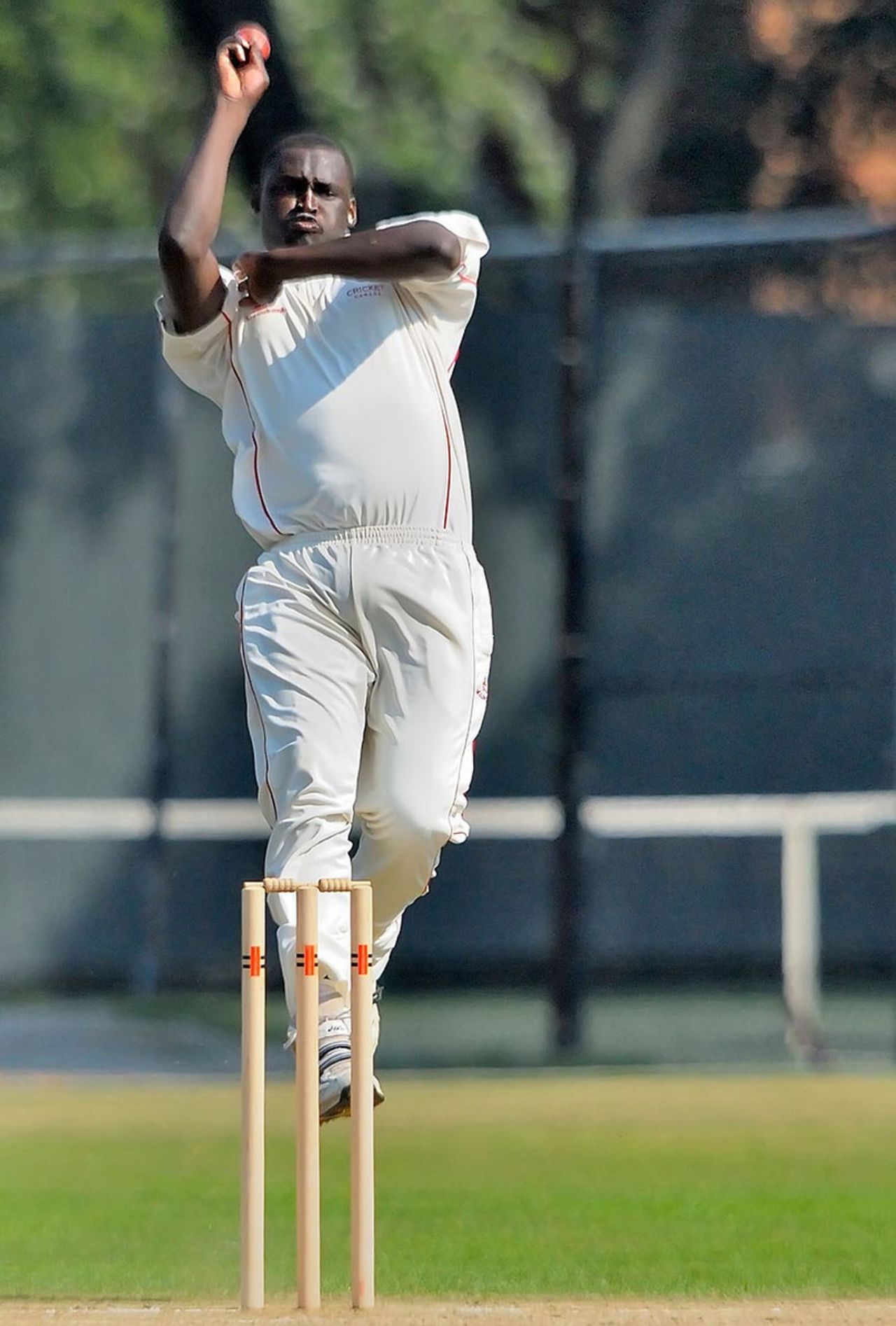 Henry Osinde grabbed a five-for, Canada v Ireland, ICC Intercontinental Cup, Toronto, 2nd day, September 1, 2010