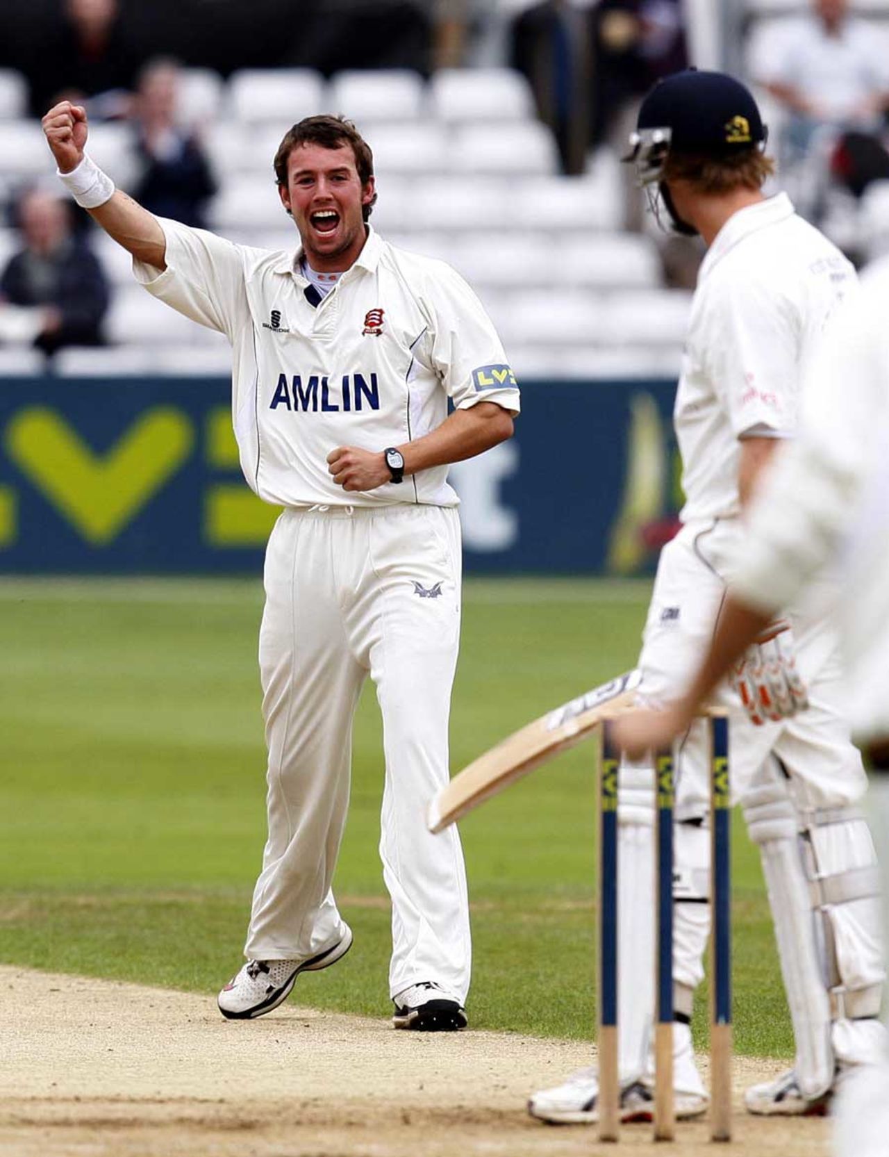 Tony Palladino made early inroads into Durham, Essex v Durham, County Championship, Division One, Chelmsford, September 8, 2010