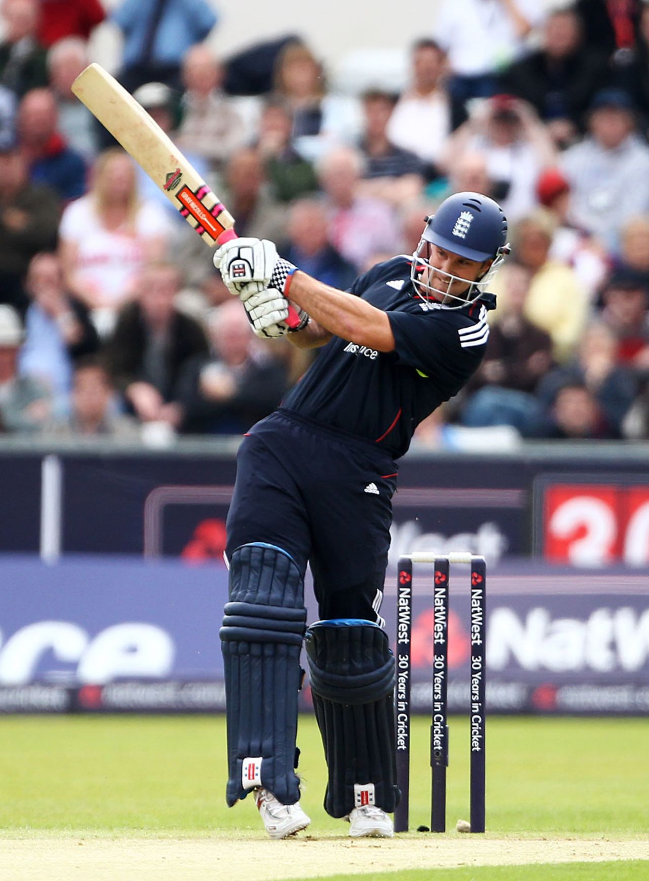 Andrew Strauss launched England's innings with a flurry of boundaries, England v Pakistan, 1st ODI, Chester-le-Street, September 10 2010