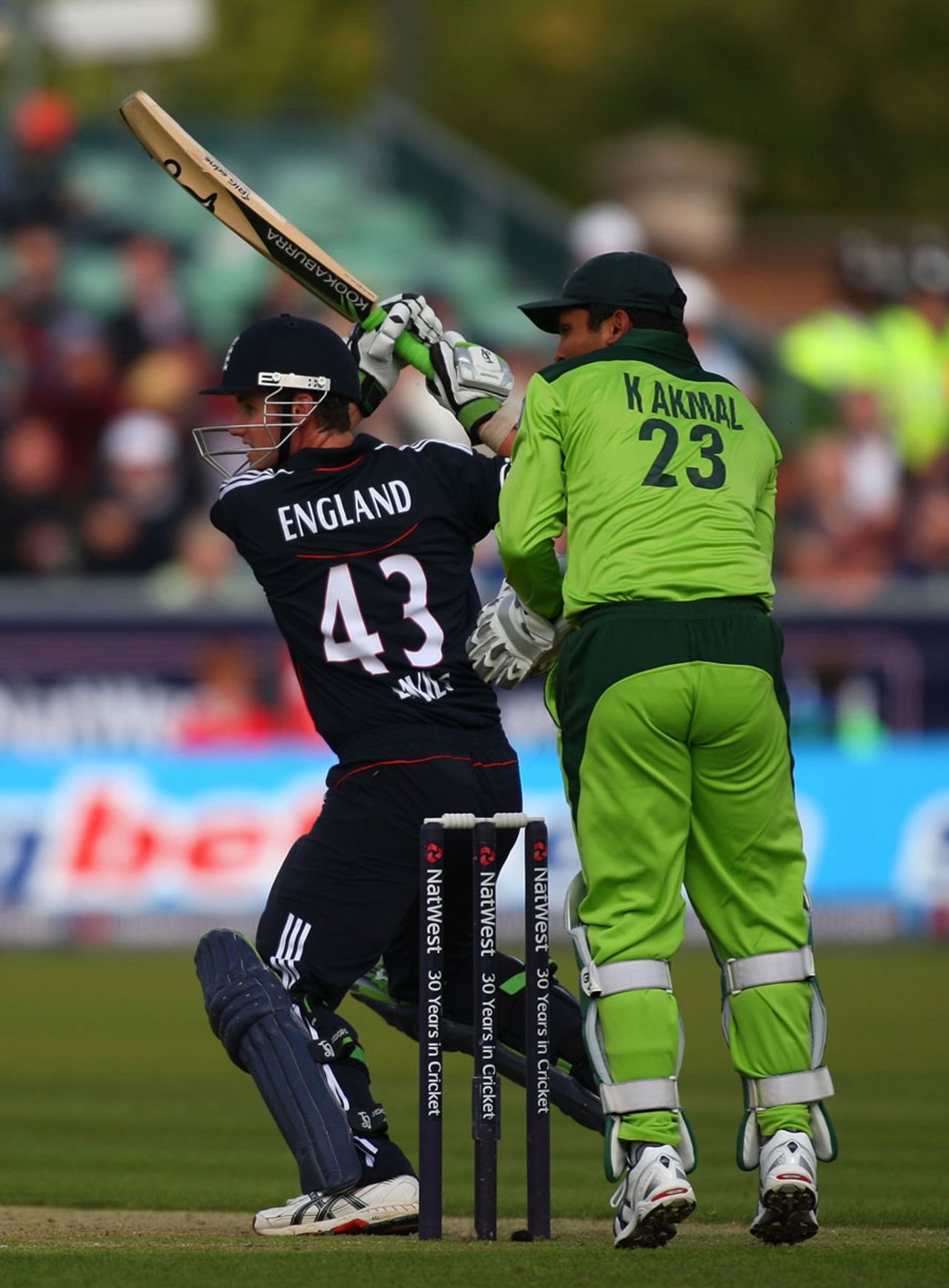 Steven Davies was in fine form on his second ODI appearance, scoring 87 from 67 balls, England v Pakistan, 1st ODI, Chester-le-Street, September 10 2010 