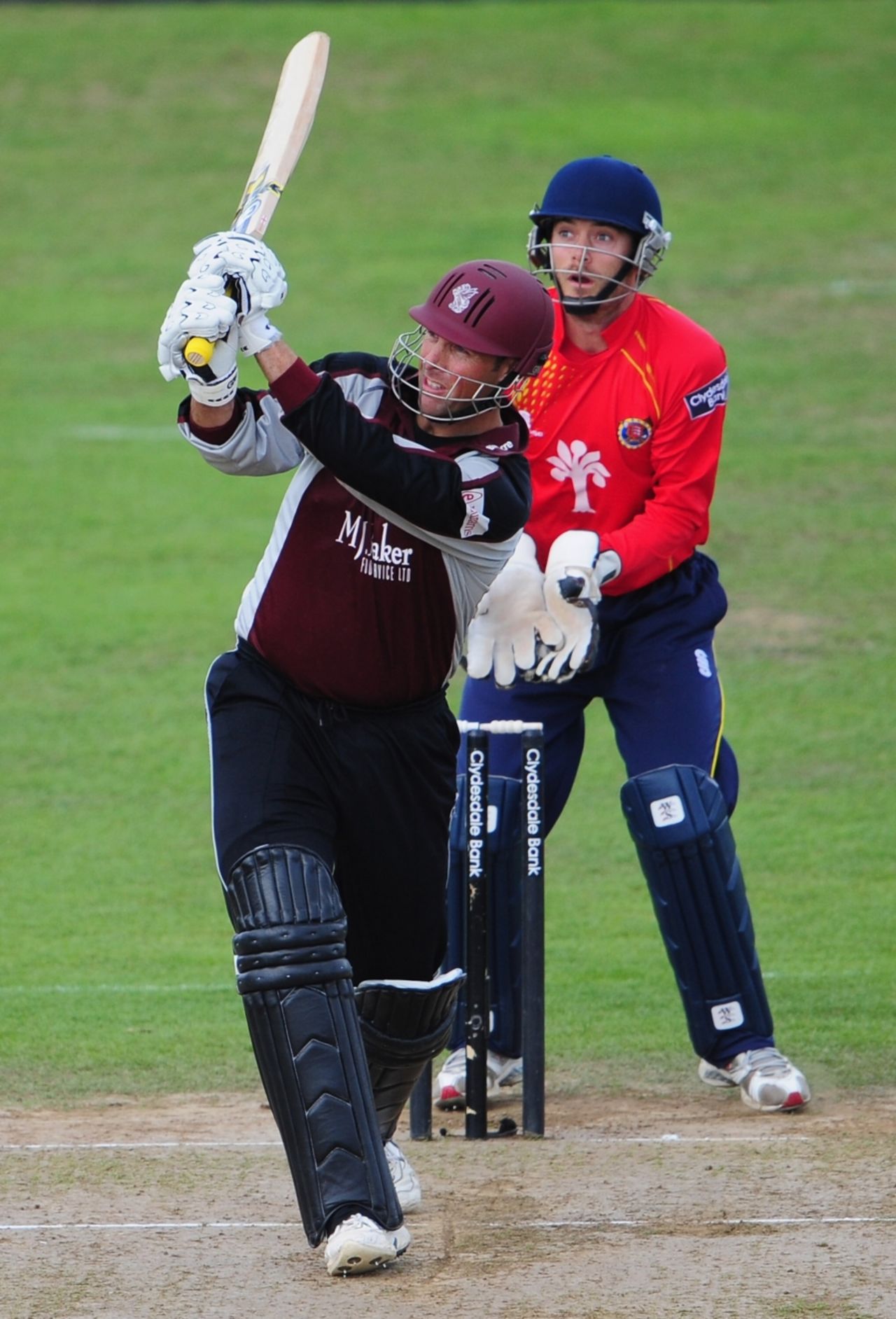 Marcus Trescothick treated the Taunton crowd to an array of attacking strokes on both sides of the wicket, Somerset v Essex, CB 40 Semi-Final, Taunton, September 11 2010