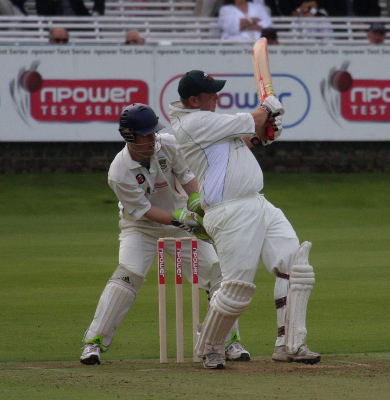 Steve Bates pull for four on his way to 46*, Sessay v Shipton-under-Wychwood, npower Village Cup final, Lord's, September 12, 2010