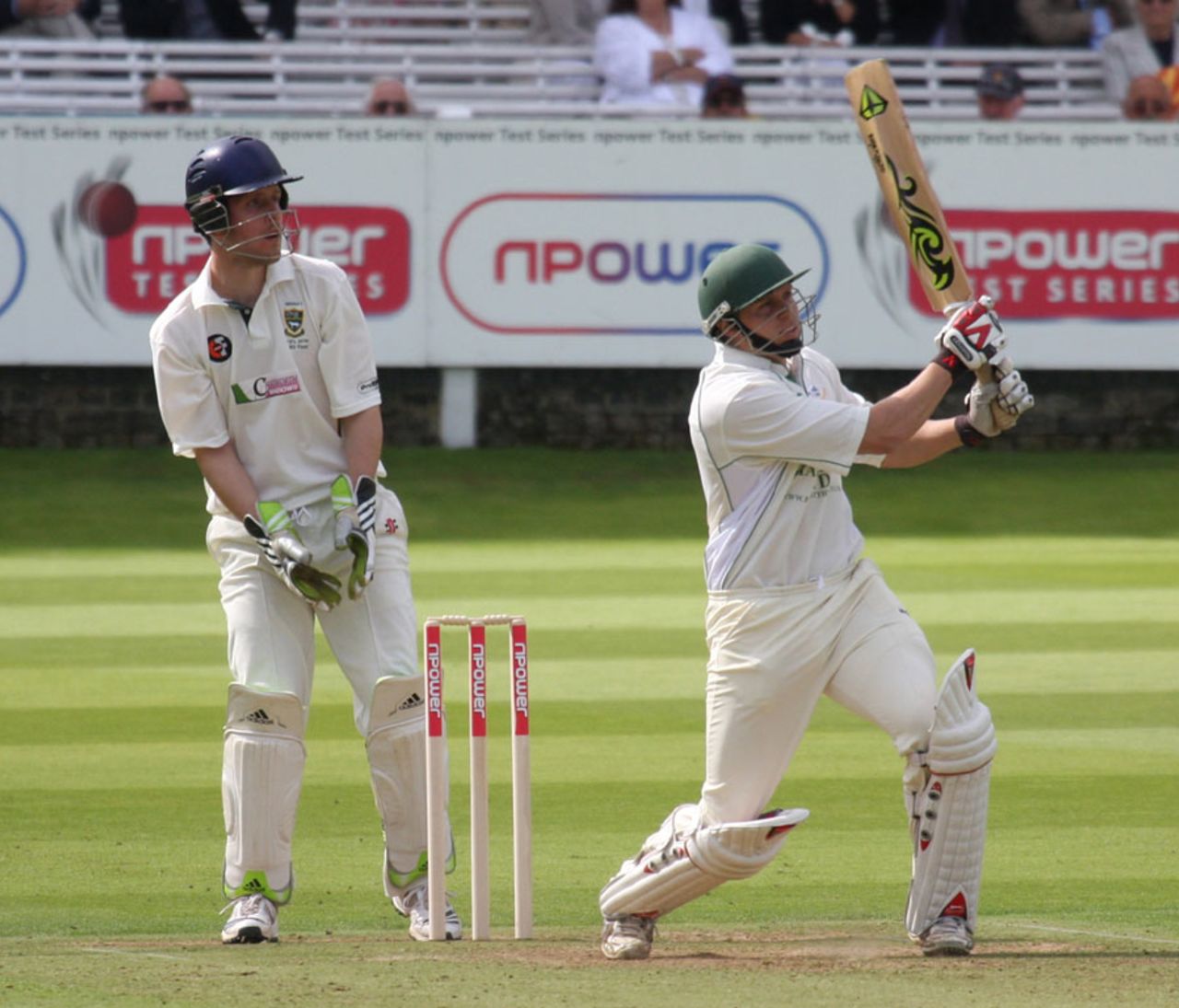 Tim Senior cracks a six over long-on, Sessay v Shipton-under-Wychwood, npower Village Cup final, Lord's, September 12, 2010