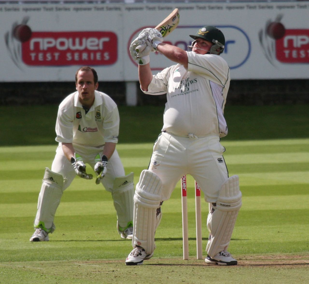 Jason Hunt slams a six into the Tavern, one of five in his 13-ball 38, Sessay v Shipton-under-Wychwood, npower Village Cup final, Lord's, September 12, 2010