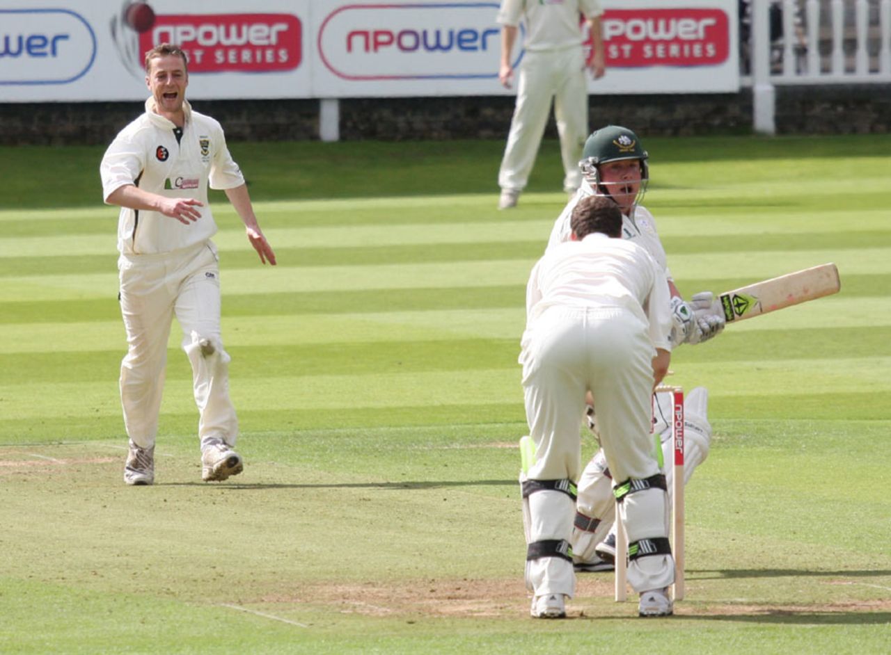 Jason Hunt is neatly stumped by Nick Harrison off Mark Wilkie, Sessay v Shipton-under-Wychwood, npower Village Cup final, Lord's, September 12, 2010