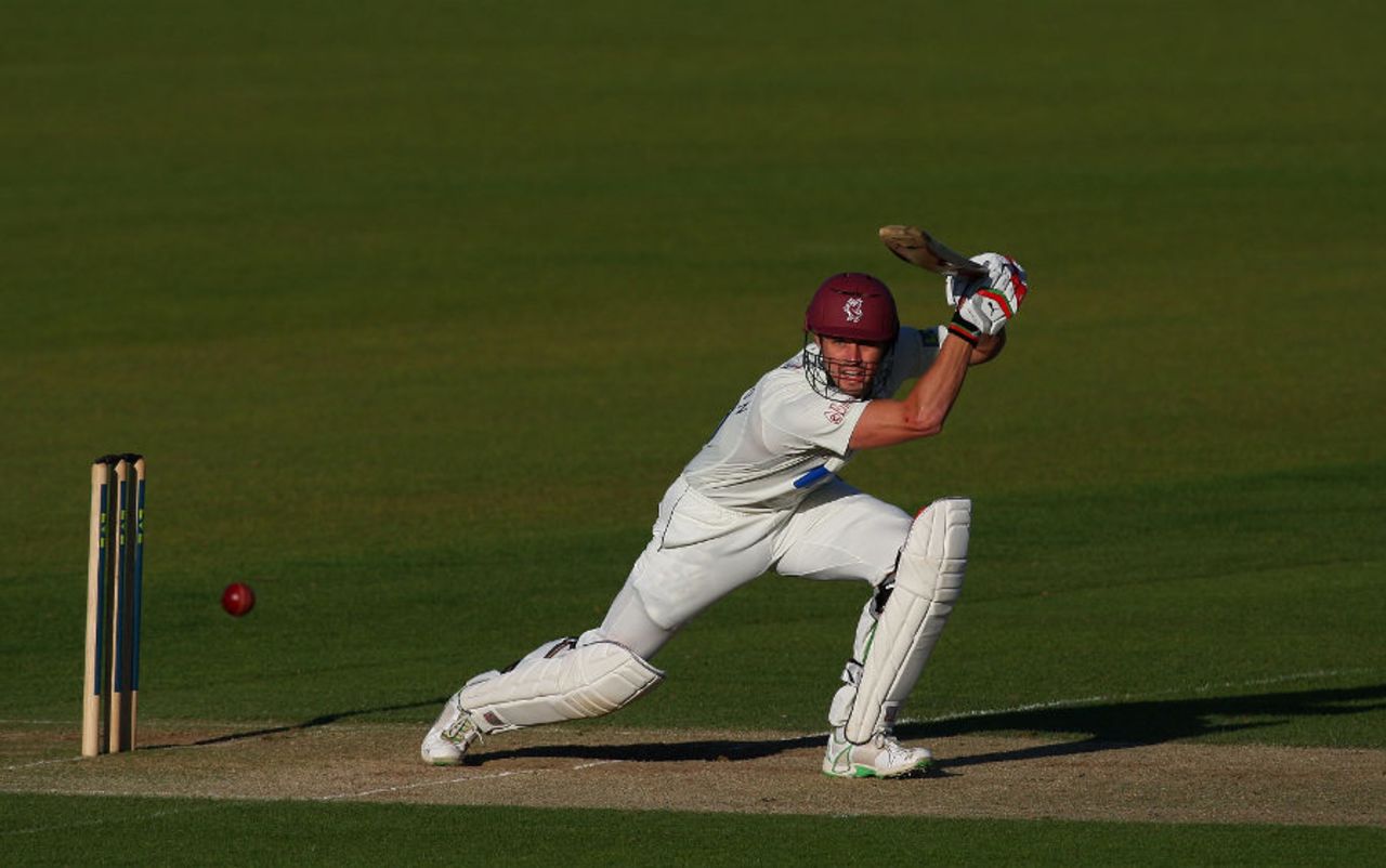 Nick Compton drove fluently during his 46, Durham v Somerset, County Championship, Division One, Chester-le-Street, September 14, 2010