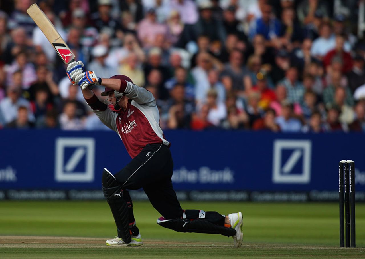 Craig Kieswetter was typically audacious at the top of the order for Somerset, Somerset v Warwickshire, CB40 final, Lord's, September 18, 2010
