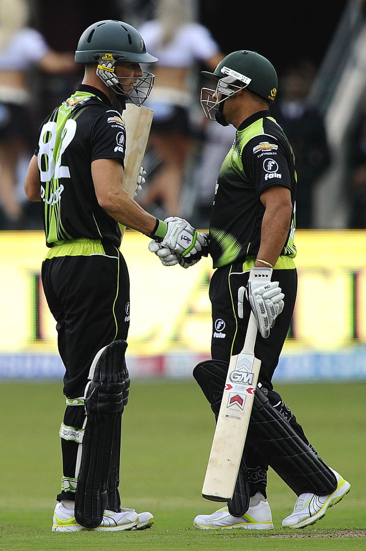 Davy Jacobs and Ashwell Prince were involved in a century-stand, Warriors v Central Districts, Champions League Twenty20 2010, Port Elizabeth, September 18, 2010