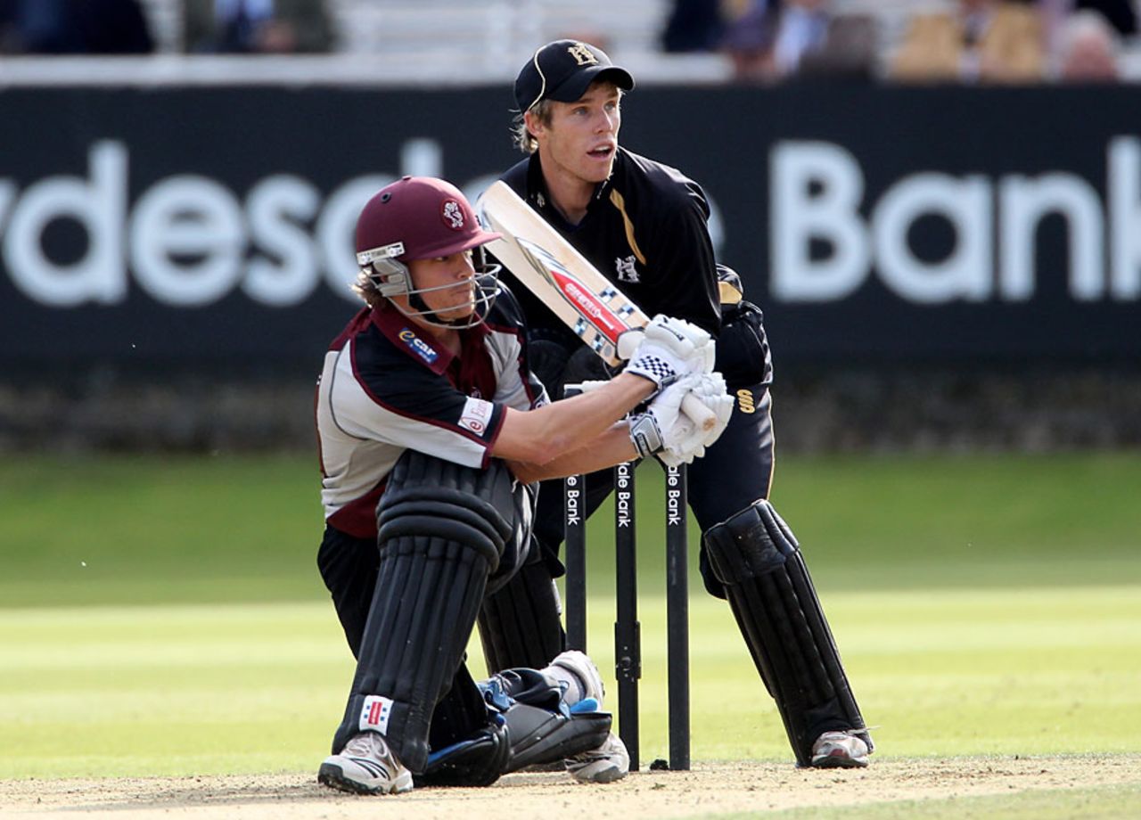 James Hildreth formed an important partnership with Nick Compton, Somerset v Warwickshire, CB40 final, Lord's, September 18, 2010
