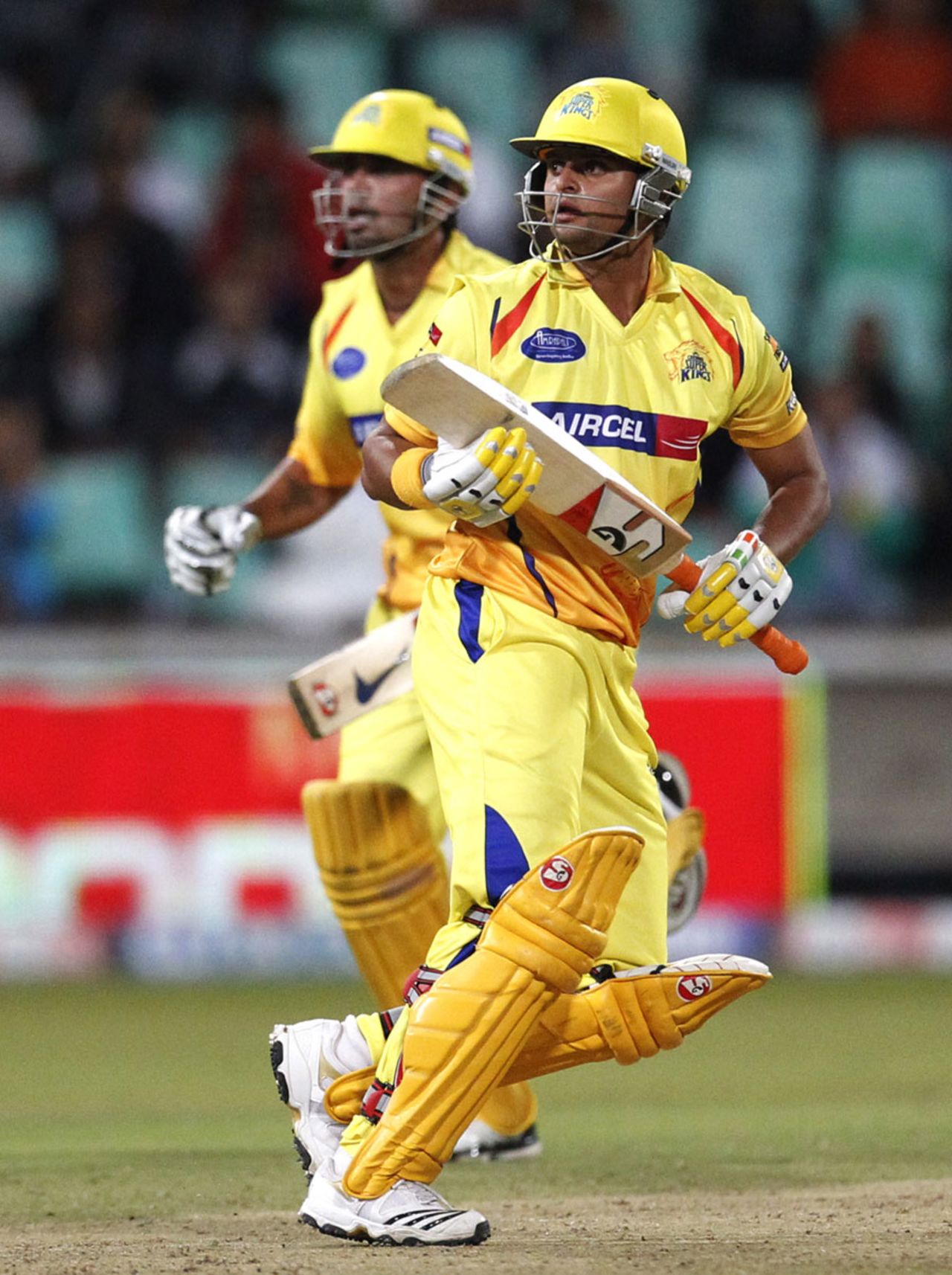 Suresh Raina and M Vijay added 81 runs for the second wicket, Chennai Super Kings v Royal Challengers Bangalore, Champions League Twenty20, Durban, September 24, 2010