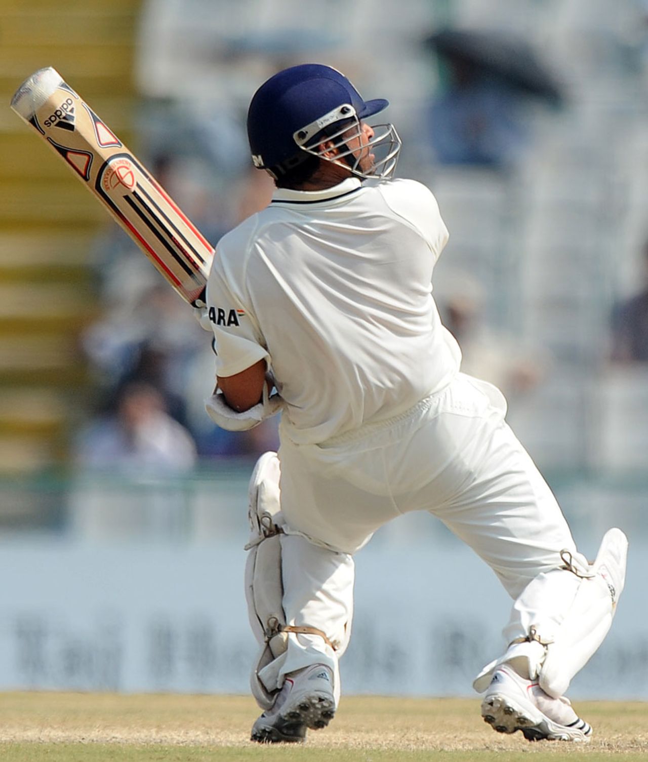 The shot that got Sachin Tendulkar out, 1st Test, Mohali, India v Australia, 5th day, October 5, 2010