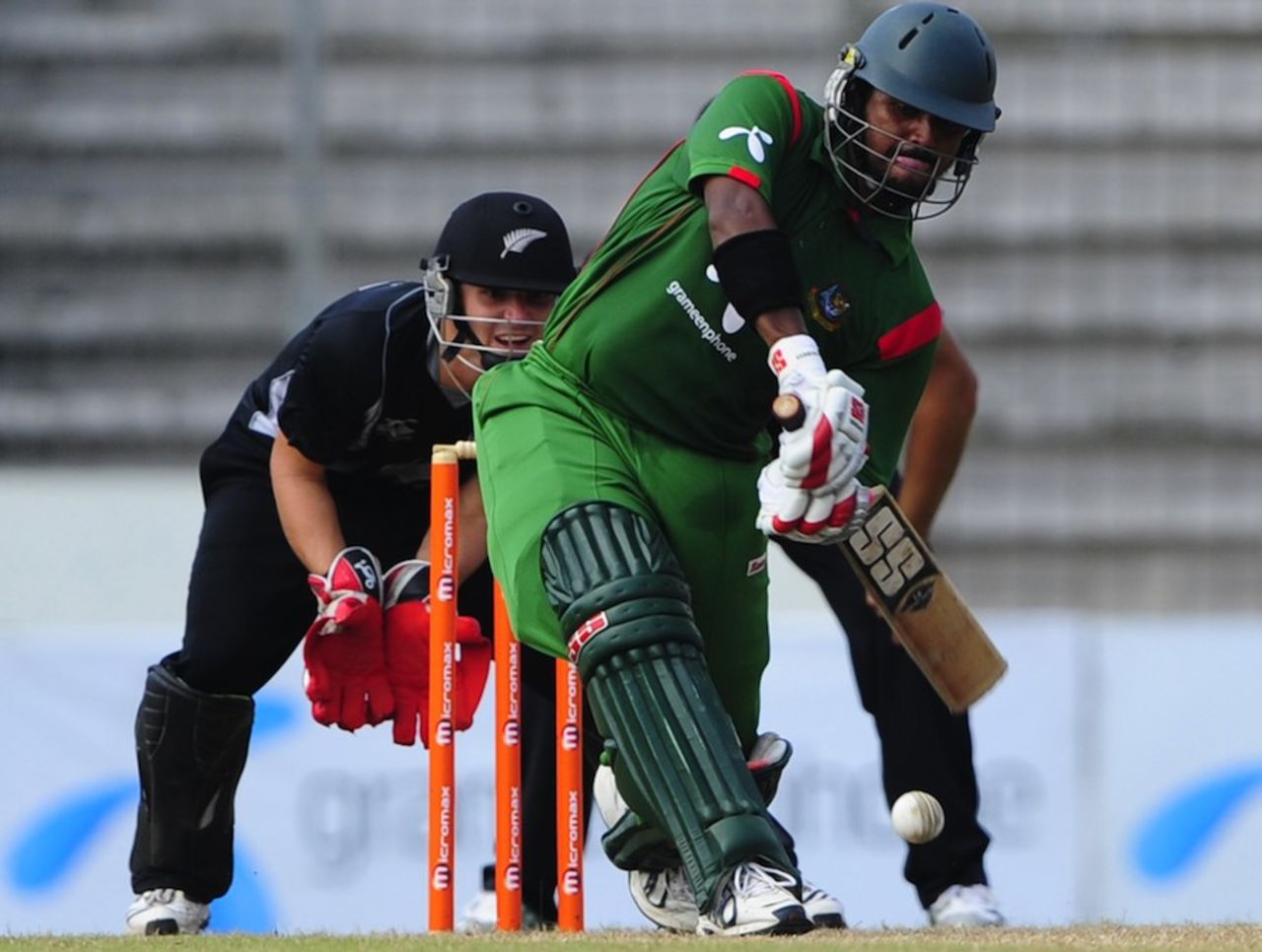 Shahriar Nafees scored a run-a-ball 73, Bangladesh v New Zealand, 3rd ODI, Mirpur, October 11, 2010