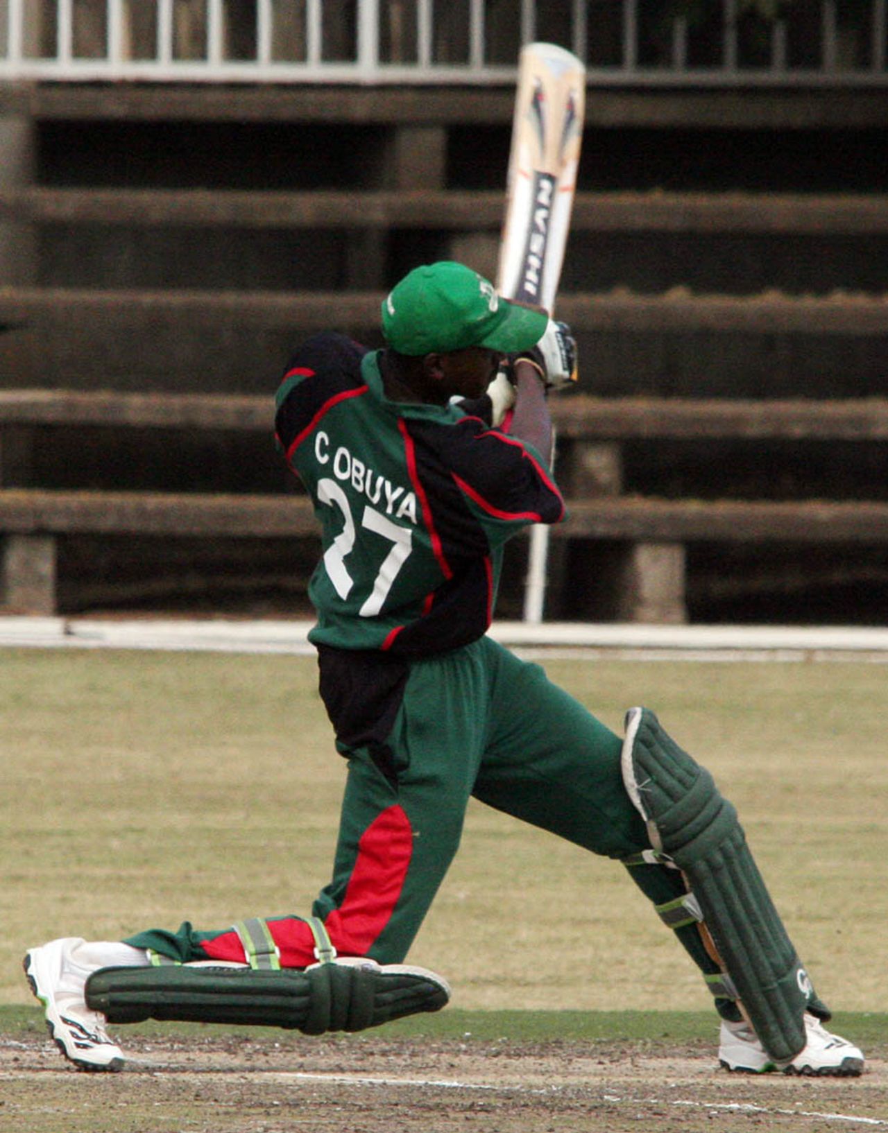 Collins Obuya steered Kenya to victory with an unbeaten 86, Kenya v Afghanistan, 3rd ODI, Nairobi, October 11, 2010
