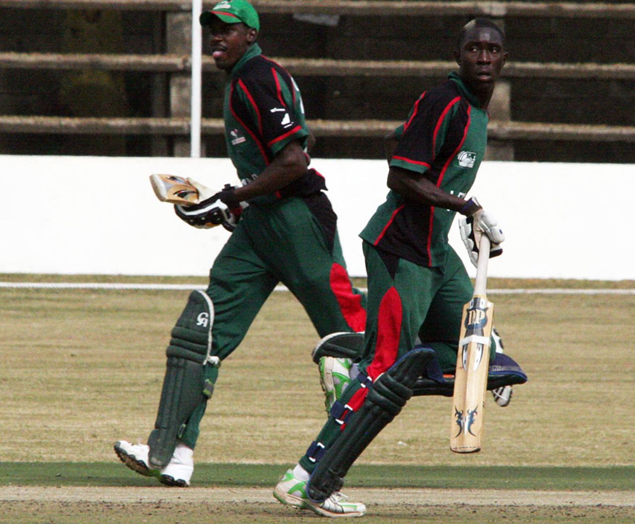 Alex Obanda and Collins Obuya shared a 143-run stand to set up Kenya's win, Kenya v Afghanistan, 3rd ODI, Nairobi, October 11, 2010
