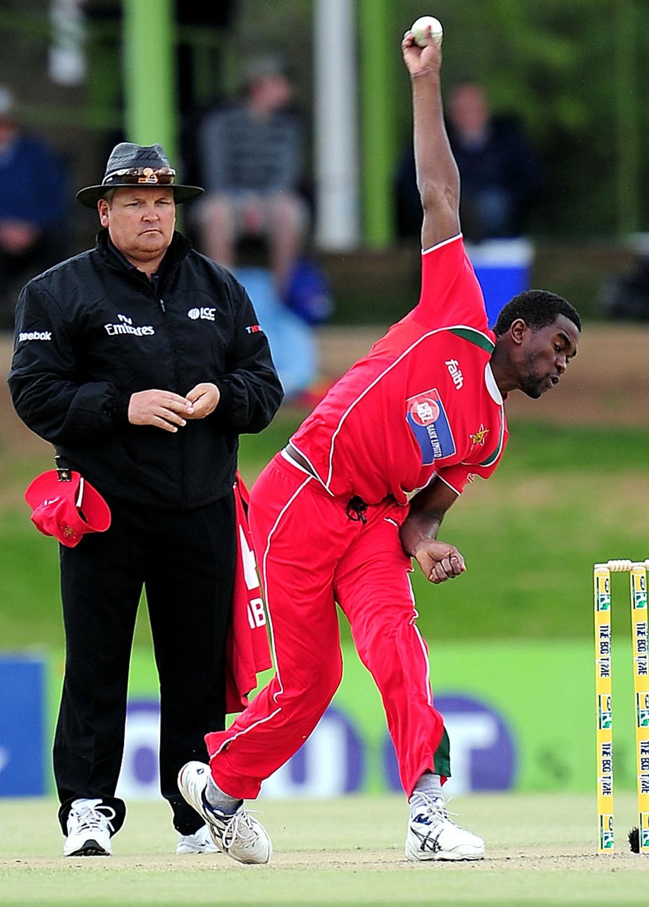 Elton Chigumbura conceded 43 in his five overs, South Africa v Zimbabwe, 1st ODI, Bloemfontein, October 15, 2010