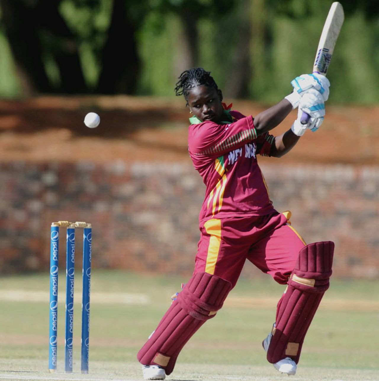 West Indies batsman Deandra Dottin top scored with 39, Sri Lanka Women v West Indies Women, ICC Women's Cricket Twenty20 Challenge final, Potchefstroom, October 16, 2010
