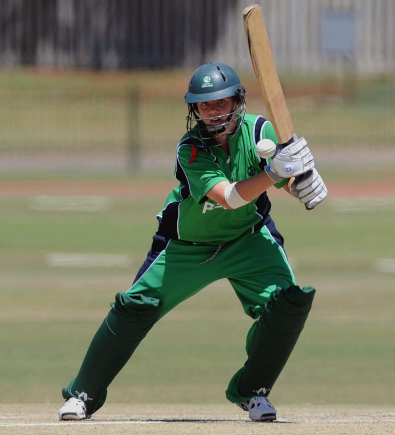 Ireland's Laura Delany was dismissed off the final delivery, Ireland Women v Pakistan Women, ICC Women's Cricket Twenty20 Challenge, Potchefstroom, October 16, 2010