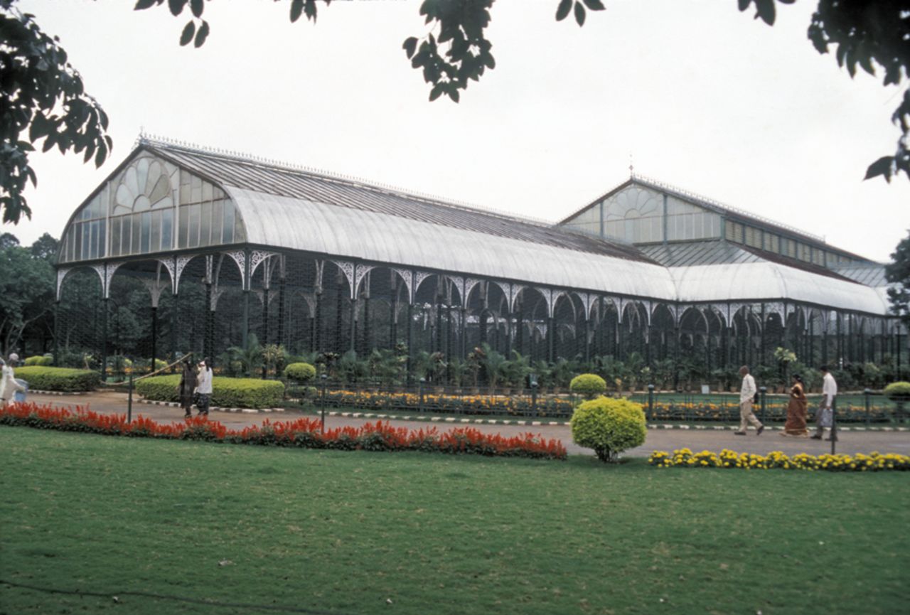 The glass house at the Lalbagh Botanical Garden, Bangalore