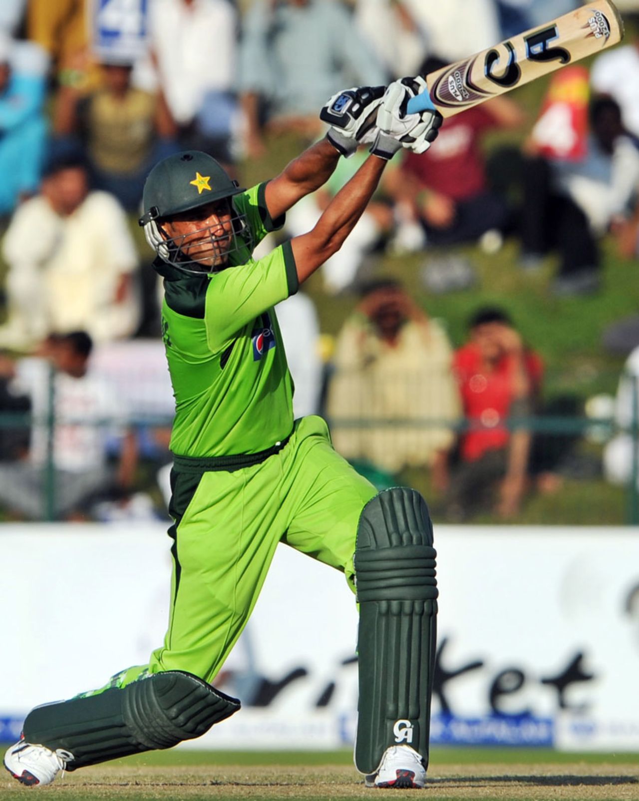 Younis Khan drives through the covers, Pakistan v South Africa, 1st ODI, Abu Dhabi, October 29, 2010