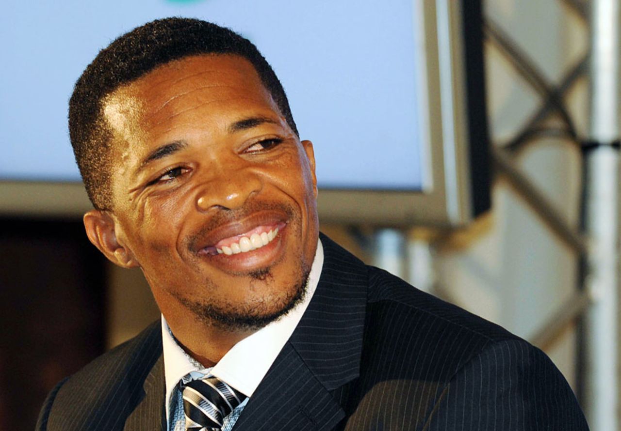 A smile was never far from Makhaya Ntini's face during his career, Johannesburg, November 2, 2010