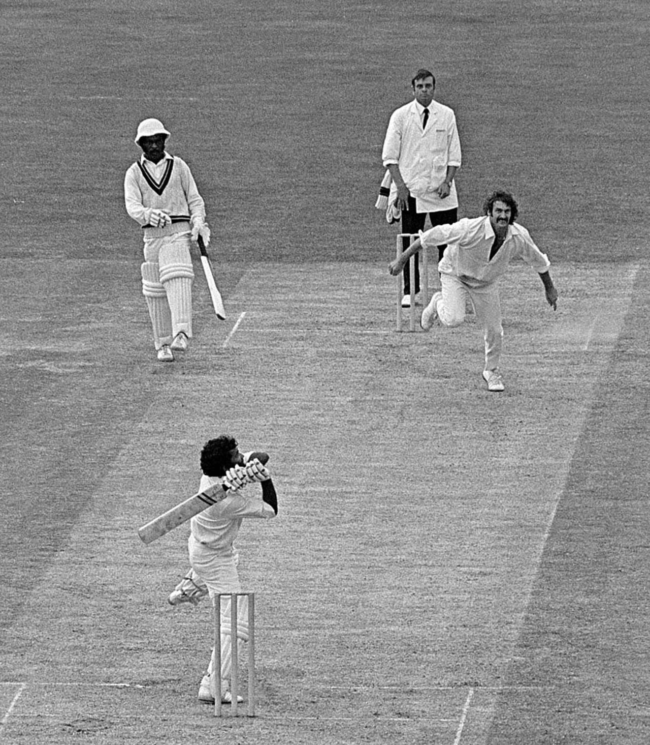Alvin Kallicharran goes after Dennis Lillee during his 78, Australia v West Indies, The Oval, World Cup 1975, June 14, 1975