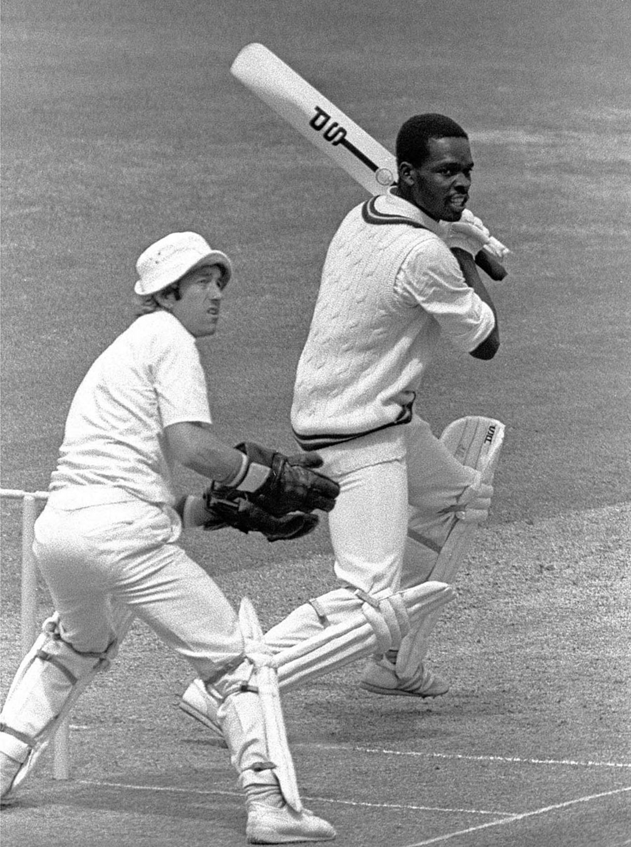 Collis King cuts during his blistering 86, England v West Indies, Final, Lord's, World Cup 1979, June 23, 1979